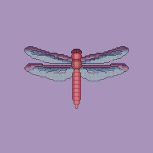 Dragonfly Cross Stitch Pattern PDF Digital Download image 2