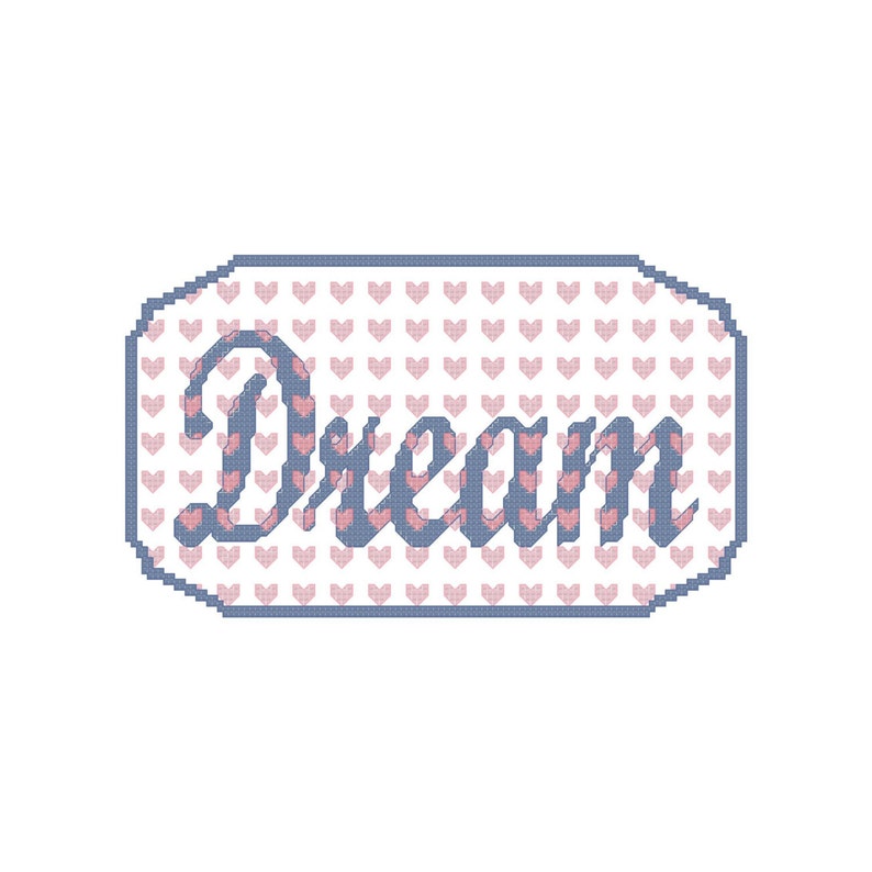 Dream Cross Stitch Pattern PDF Digital Download image 2