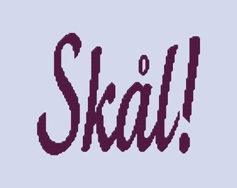 Skal Cross Stitch Pattern PDF Digital Download