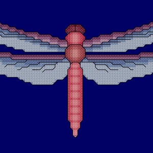 Dragonfly Cross Stitch Pattern PDF Digital Download image 4