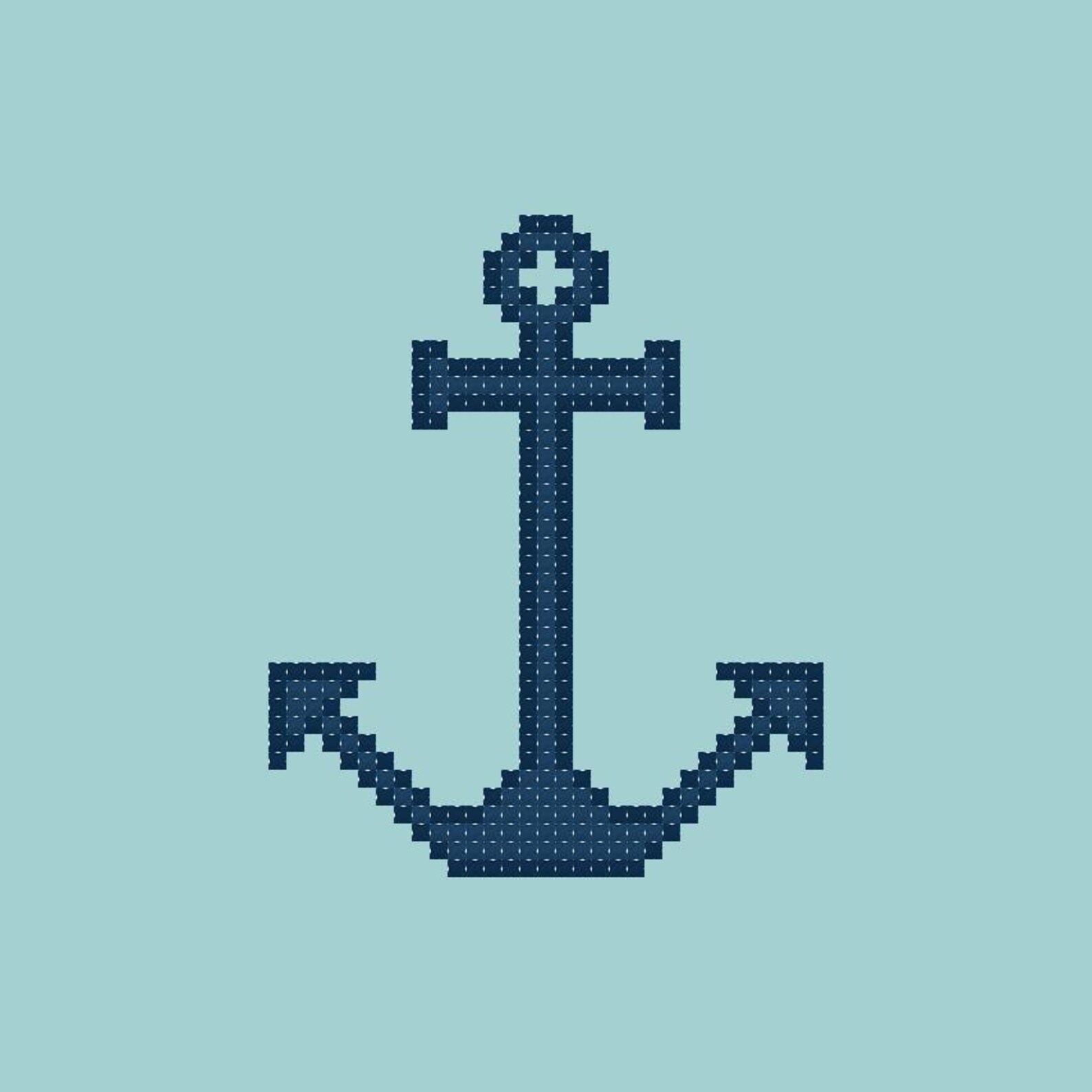 Anchor Easy Cross Stitch Pattern PDF Digital Download Etsy