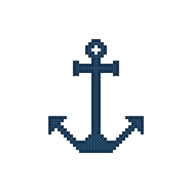 Anchor Easy Cross Stitch Pattern PDF Digital Download Etsy