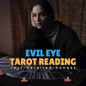 Lectura de Tarot a la misma hora, Lectura del Mal de Ojo, ¿Quién me está enviando el Mal de Ojo? Lectura Psíquica, Lectura Energética, Guía Espiritual, Lectura Rápida