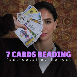Same Hour Tarot Legung, 7 Karten Legung, Schnelle psychische Legung, Detaillierte Legung, Psychische Voraussage, Persönliche Lesung in Einer Stunde von Leona