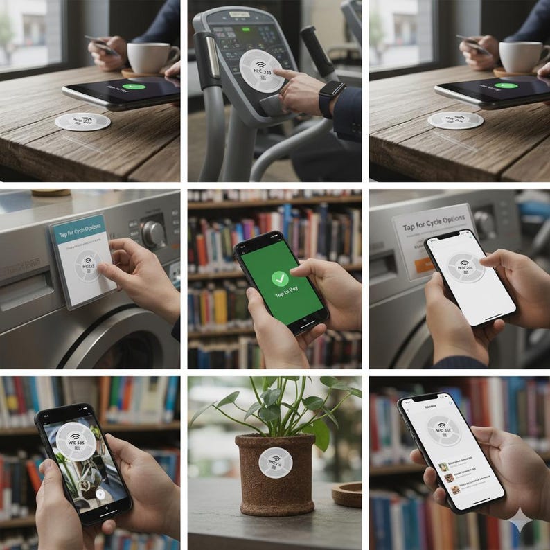 NTAG215 NFC Tags: Programmable Smart Tags for Amiibo & Business Cards image 2
