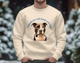 T-shirt Pit Bull Lovers, Passion for Pit Bulls, T-shirt My Pit Bull Protects Me, T-shirt pour propriétaire de chien, Cadeau pour amoureux des animaux de compagnie, Haut pour amateur de chien,