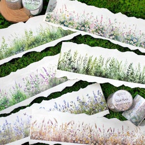 Wildflower Clear Tape