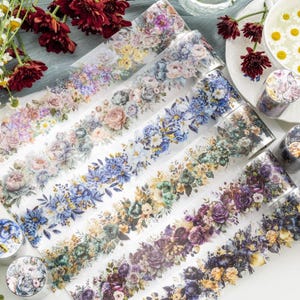 Vintage Blumen Deko Tape