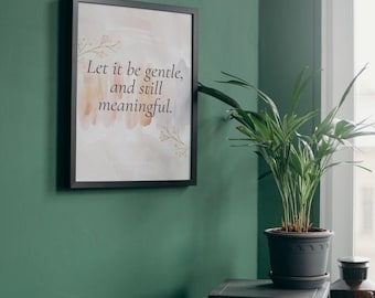 Inspirational Wall Art Set of 6 – Printable Quotes for Gallery Wall | Minimalist Self-Care Prints | Instant Download PDF