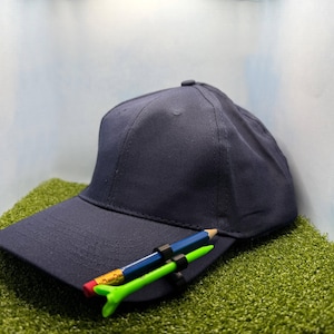 Hat Clip for Golf Tee and Pencil