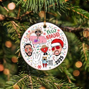 Lustiger Weihnachtsbaum Schmuck - Lustiger Weihnachtsbaum Schmuck - Bad Bunny #001