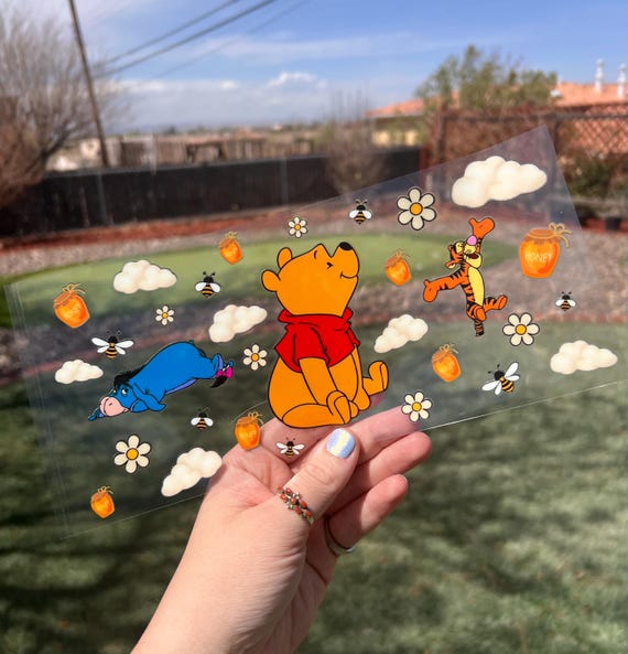 Characters 16oz Cup Wrap - UV DTF Cup Wrap - Snowglobe Cup Wrap - Pooh Bear Cup Wrap - Astrology Cup Wrap - Ready to Apply  - #023
