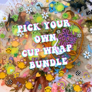 Kies je eigen UV-DTF-bekeromslagbundel - kies je bundel - Snowglobe bekeromslag - aangepaste bekeromslag - klaar om aan te brengen bekeromslag - bekeromslagbundel