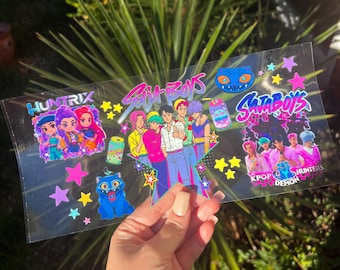 Kpop Cup Wrap - UV DTF Wrap - Snow Globe Cup Wrap - Kpop Cup Wrap pronto per l'applicazione - #180