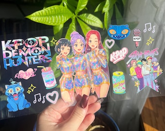 Kpop UV DTF Cup Wrap - UV DTF Wrap - Snowglobe Cup Wrap - Cute Cup Wrap Ready to Apply - #238