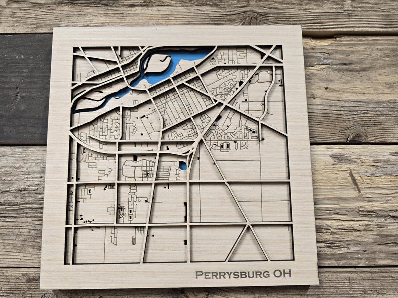 Ohio Layered Map Perrysburg Ohio Layered Map SVG Digital File (digital Download) - Etsy