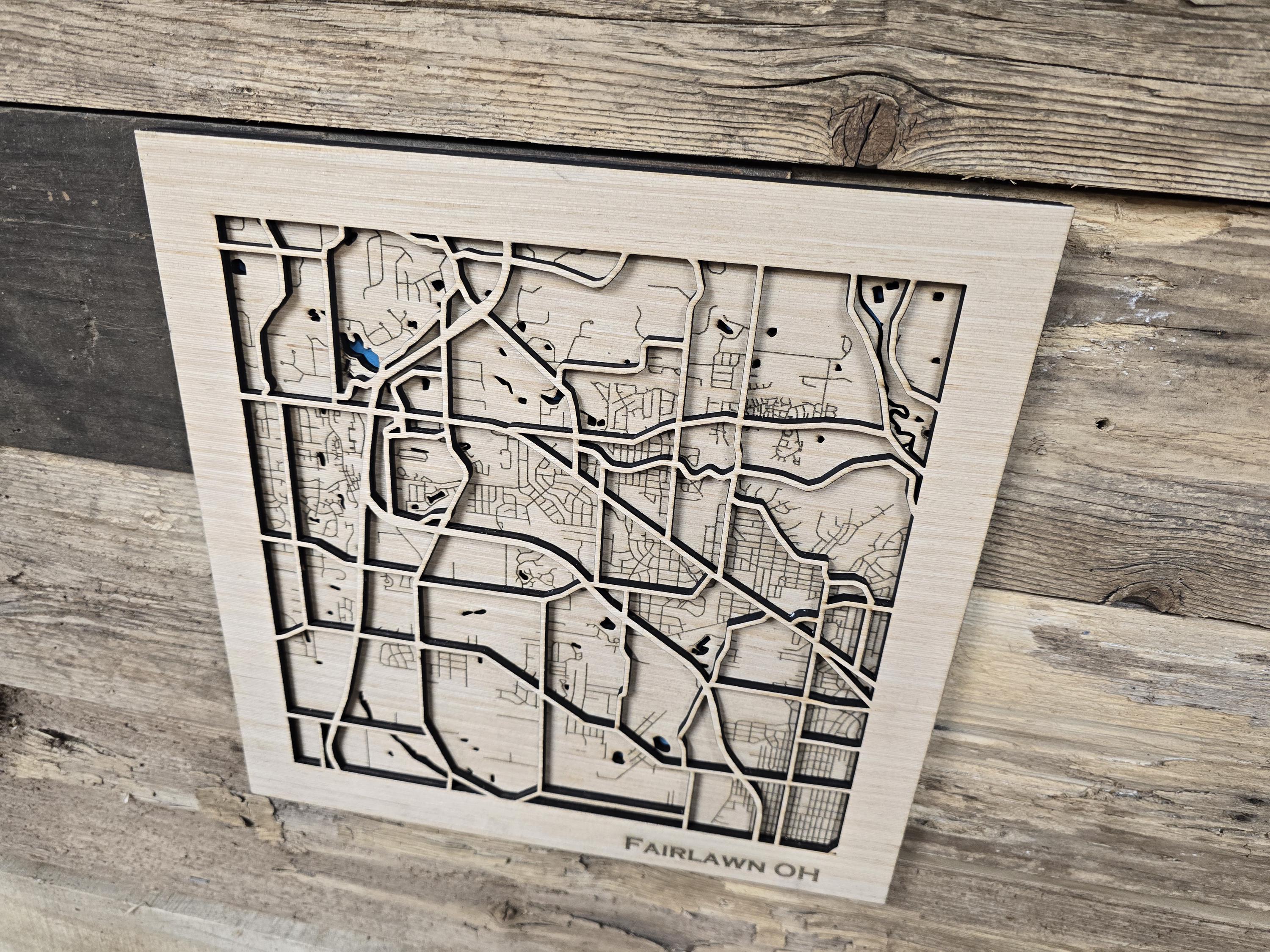 Ohio Layered Map Fairlawn Ohio Layered Map SVG File (digital Download) - Etsy