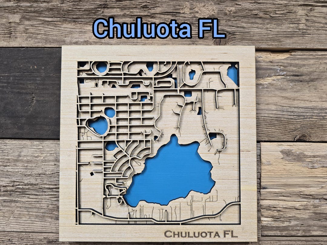 Chuluota Florida City Map Svg File - Il 1080xN.6622107377 K84g 