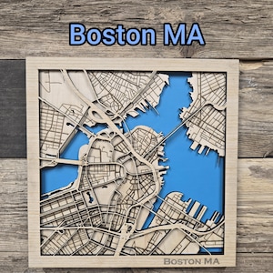 Boston kaart svg-kaartbestand, Boston laser kaartbestand, Boston stadskaart svg, 3D-kaartbestand van Boston, 3D-boston laser kaartbestand, Boston laser svg, svg-kaart