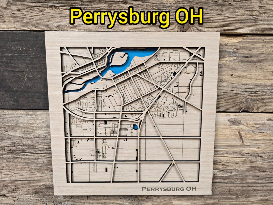 Ohio Layered Map Perrysburg Ohio Layered Map SVG Digital File (digital Download) - Etsy