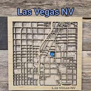 Mapa em camadas de Las Vegas svg, arquivo de mapa de Las Vegas, arquivos de mapa da cidade em camadas, mapa 3D de Vegas, mapa de Vegas cortado a laser, mapa de madeira de Las Vegas, mapa da cidade svg