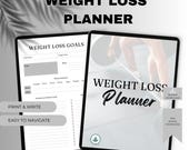 Digital Weight Loss Journal & Planner | Track Progress, Goals | Goodnotes, Notability, OneNote Compatible