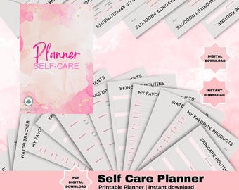 Digital Self-Care Planner Templates | Customizable PDF for Goodnotes, Notability, OneNote