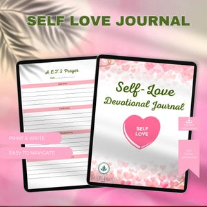 Self-Love Journal | Digital Faith-Based Self-Care & Prayer Journal