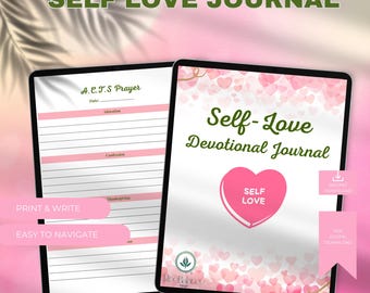 Self-Love Journal | Digital Faith-Based Self-Care & Prayer Journal