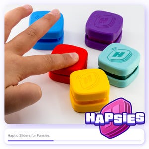 HapsKey Mechanical Keyboard Fidget Toy | Pocket Clicky ASMR Keycap Keychain for ADHD Sensory Focus