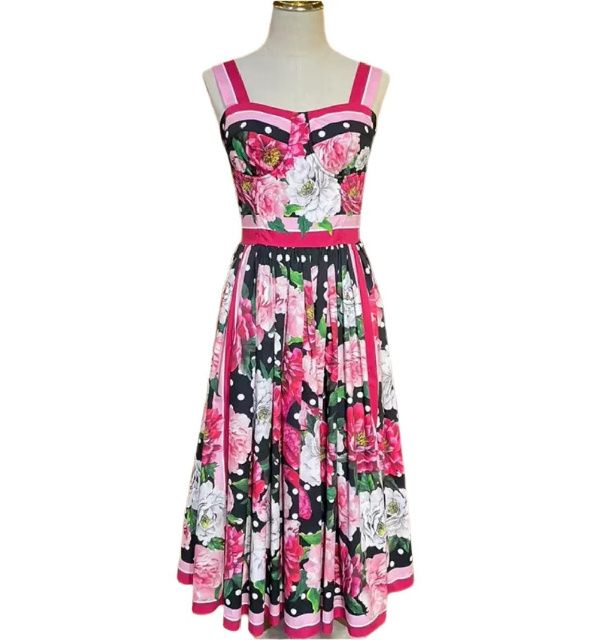 open lace back dress Roses & Bows