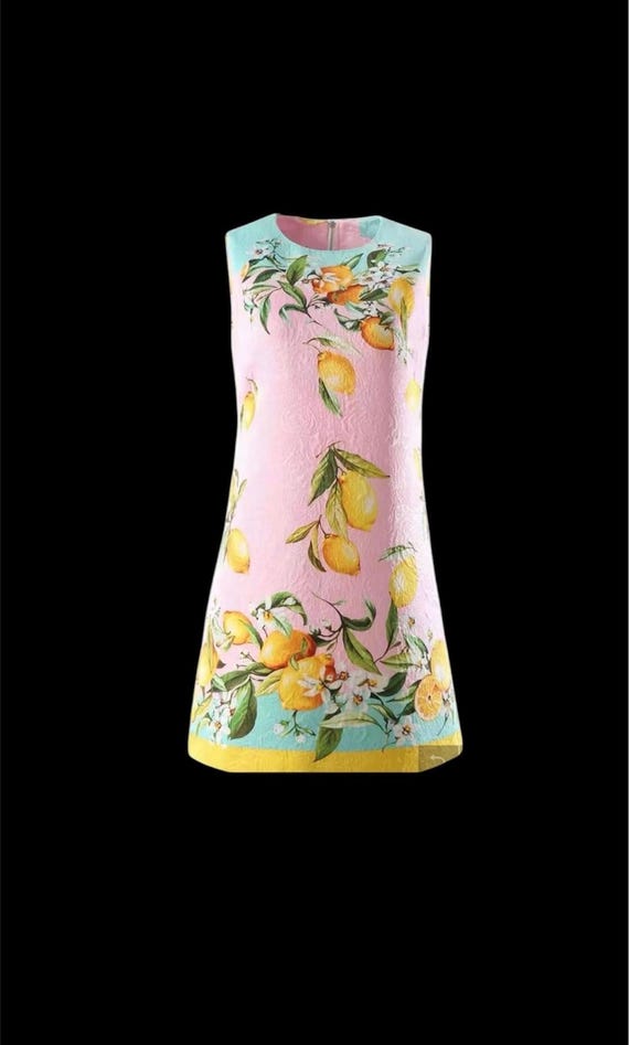 pink lemon print dress Pink lemon print bow smocked tiered mom&me dress  Shoptiques