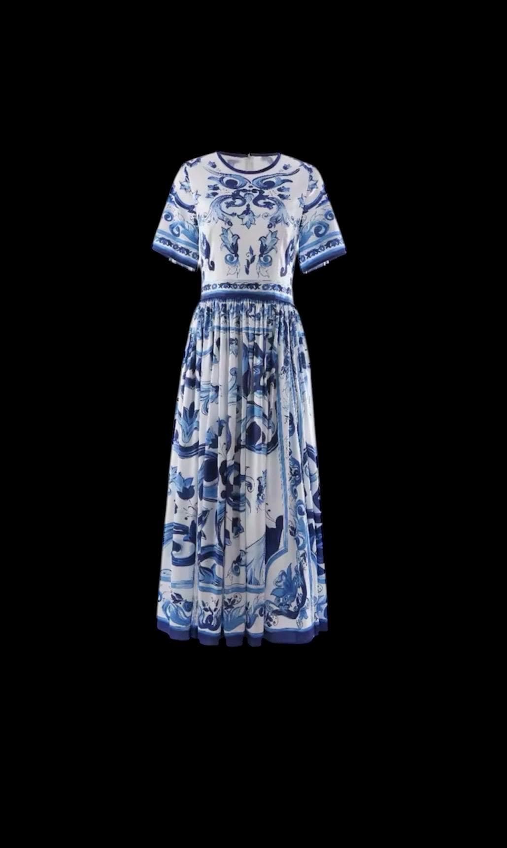 Dolce And Gabbana Majolica Dress Dupe Fashion Dolce And Gabbana