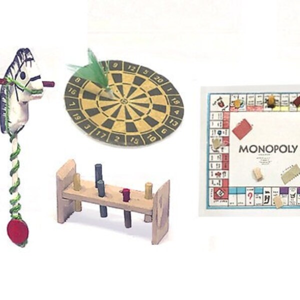 Doll House Miniature Hobby Horse Etsy