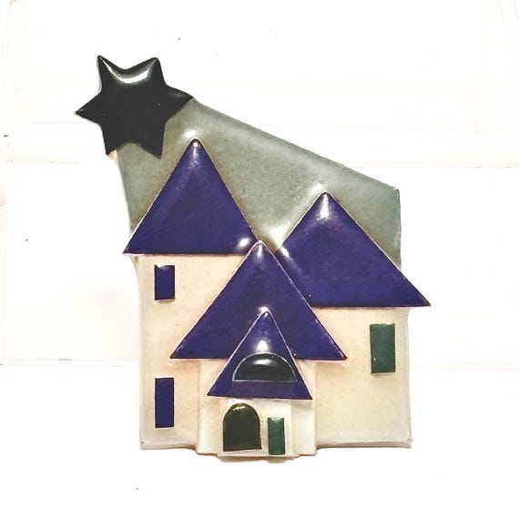 Vintage Lucinda Pin Vintage Lucinda Houses Collectible Pin Lucinda Pins