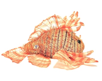 Vintage Webkinz Lionfish Plush Ganz Webkinz 10” Lion Fish No Code Vintage Fish Plush