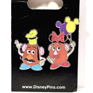 Mr. and Mrs. Potato Head Trading Pins New Carded Disney Toy Story Collectible Pin Set Disney Collectibles