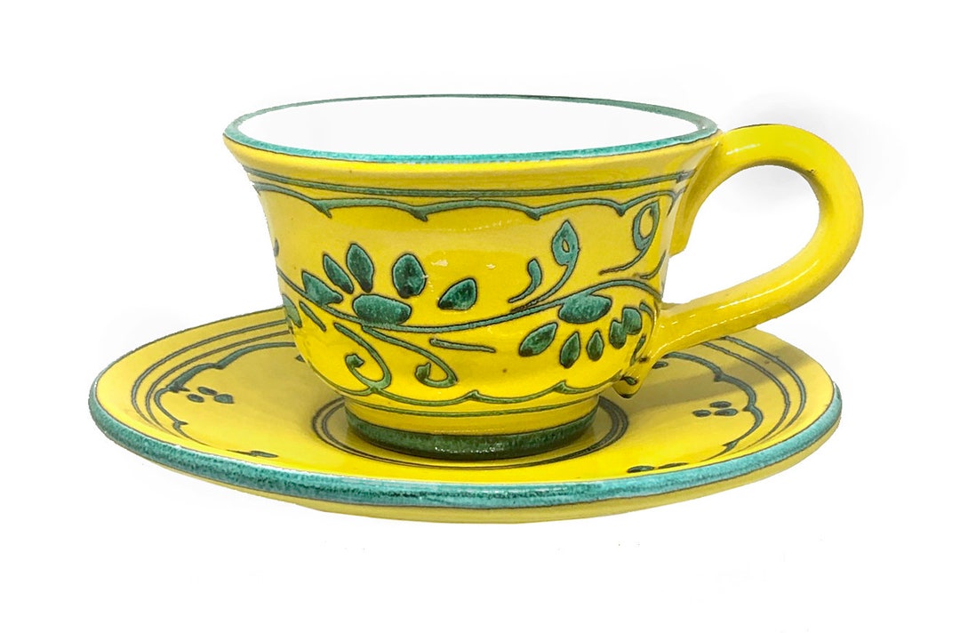 Vintage Italian Cup and Saucer Decorative Cup and Saucer Vintage Cup and Saucer Vintage Italy