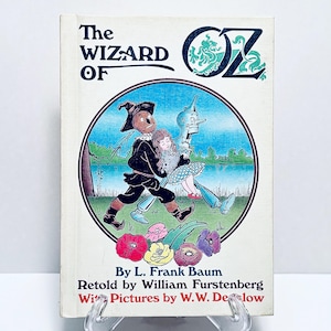 1984 The Wizard of Oz by L. Frank Baum retold by William Furstenberg Weekly Reader Book Hardcover Vintage Oz Book