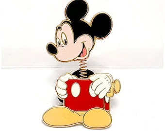 Mickey Mouse Disney Pin Mickey en la caja Disney Mickey Mouse en la caja Pin Disney Pins Coleccionables Disney