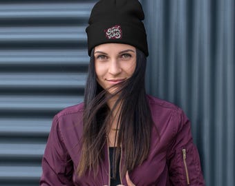 Embroidered Good Vibes Beanie – Stylish, Warm, and Comfortable Winter Hat with Unique Designs, Perfect for Cold Weather and Everyday Wear.