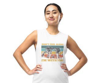 Stylish Muscle Shirt for Women - Comfortable Sleeveless Tank Top for Workouts & Casual Wear.