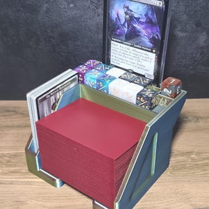 Command Station V2 – MTG Commander Deck Box, Dice Tray, Token Holder (Printed)