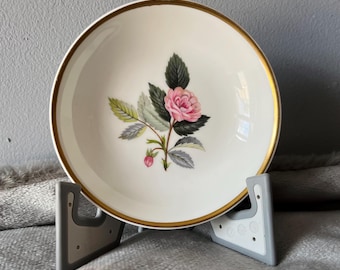 Prato vintage Wedgwood Hathaway Rose Pin - Bone China