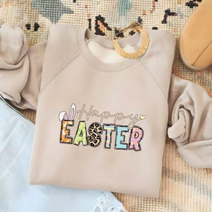 Happy Easter Png, Boho Floral Easter Png, Retro Easter Png, Easter Bunny Boho Png, Easter Boho Floral Bunny Png, Easter Egg Png, Spring Png