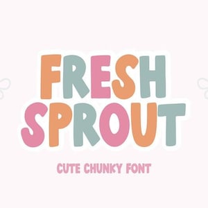 Script Font, Cursive Font, Cricut Font, Handwritten Font, Holiday Font, Font for Cricut, Script Font SVG, Script Fonts - Fresh Sprout Font