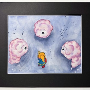 Legend of Zelda Watercolor | Link vs Kholdstare | A Link to the Past Boss Battle | Original Fan Art | Video Game Wall Decor | Gamer Gift