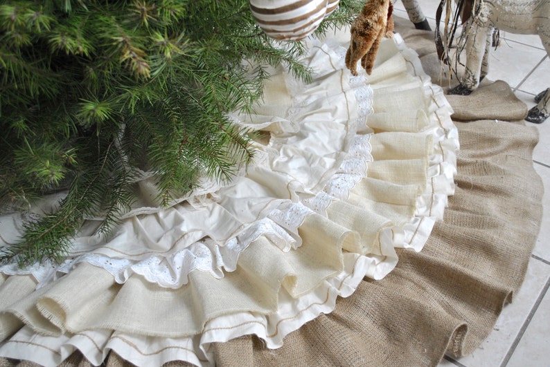 Lace Christmas Tree Skirt 
