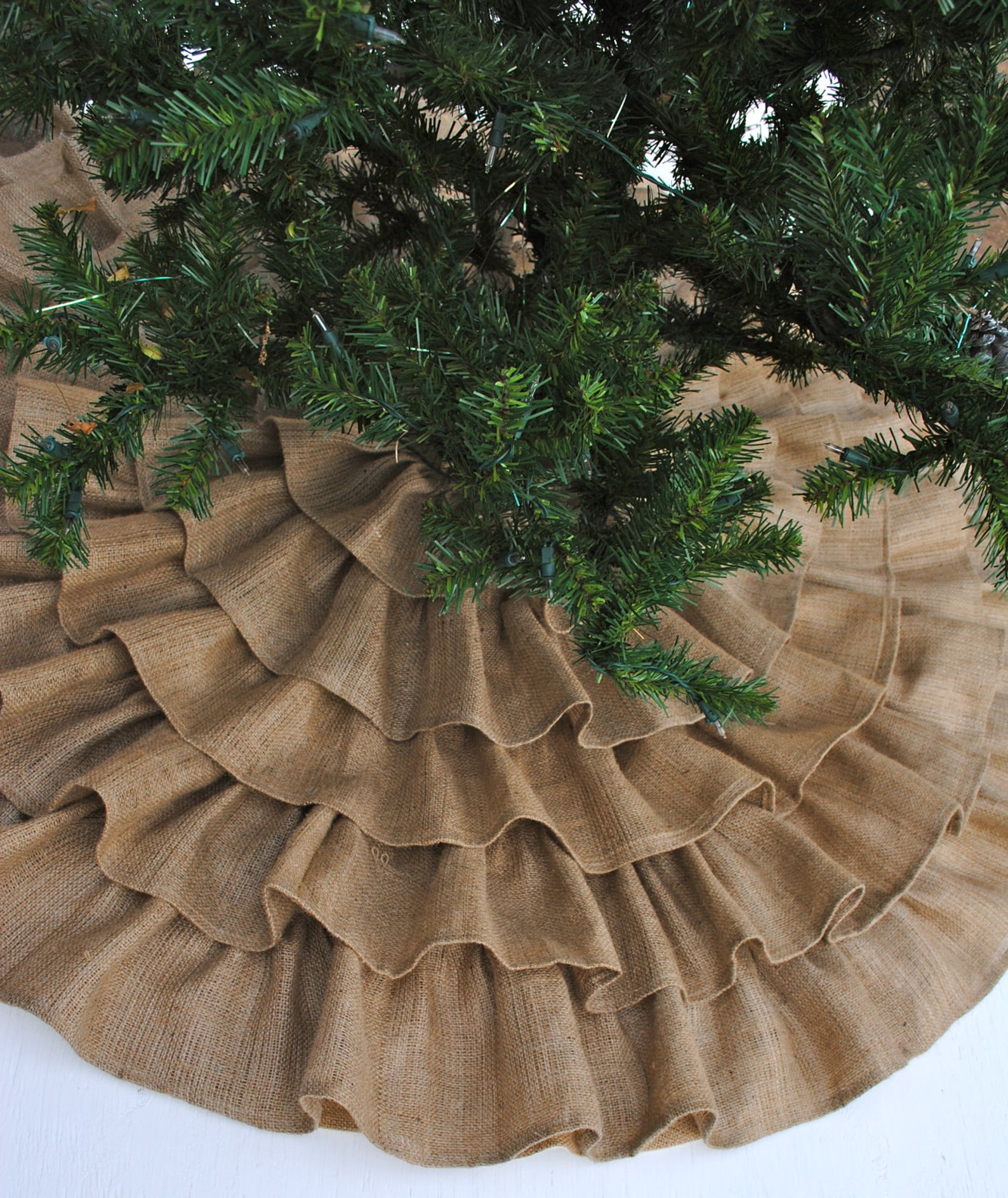 Mini Burlap Tree Skirt 