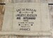 Burlap Sac French Theme Print Curtain Valance, Natural